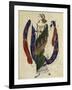 Costume Design for a Dancer from 'Cleopatra', 1910-Leon Bakst-Framed Giclee Print