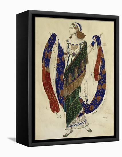 Costume Design for a Dancer from 'Cleopatra', 1910-Leon Bakst-Framed Stretched Canvas