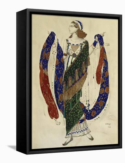Costume Design for a Dancer from 'Cleopatra', 1910-Leon Bakst-Framed Stretched Canvas