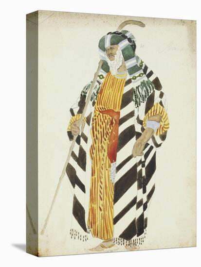Costume Design for a Dancer from 'Suite Arabe'-Leon Bakst-Stretched Canvas