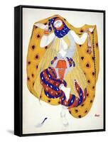 Costume Design for a Dancer in 'Scheherazade', a Ballet First Produced by Diaghilev-Leon Bakst-Framed Stretched Canvas