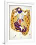 Costume Design for a Dancer in 'Scheherazade', a Ballet First Produced by Diaghilev-Leon Bakst-Framed Giclee Print