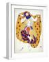 Costume Design for a Dancer in 'Scheherazade', a Ballet First Produced by Diaghilev-Leon Bakst-Framed Giclee Print