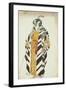 Costume Design for a Dancer in Suite Arabe-Leon Bakst-Framed Giclee Print