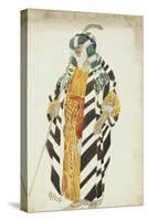 Costume Design for a Dancer in Suite Arabe-Leon Bakst-Stretched Canvas