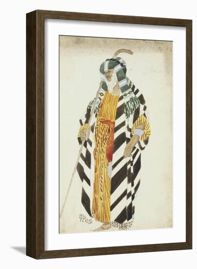 Costume Design for a Dancer in Suite Arabe-Leon Bakst-Framed Giclee Print