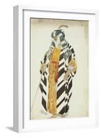 Costume Design for a Dancer in Suite Arabe-Leon Bakst-Framed Giclee Print