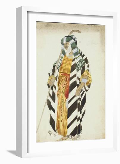 Costume Design for a Dancer in Suite Arabe-Leon Bakst-Framed Giclee Print