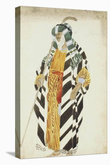 Costume Design for a Dancer in Suite Arabe-Leon Bakst-Stretched Canvas