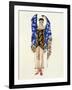 Costume Design for a Dancing Girl-Leon Bakst-Framed Giclee Print