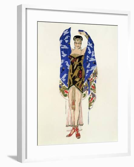 Costume Design for a Dancing Girl-Leon Bakst-Framed Giclee Print