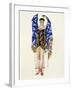 Costume Design for a Dancing Girl-Leon Bakst-Framed Giclee Print