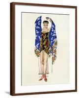 Costume Design for a Dancing Girl-Leon Bakst-Framed Giclee Print