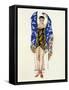 Costume Design for a Dancing Girl-Leon Bakst-Framed Stretched Canvas