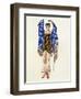 Costume Design for a Dancing Girl-Leon Bakst-Framed Giclee Print