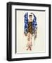 Costume Design for a Dancing Girl-Leon Bakst-Framed Giclee Print