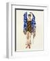 Costume Design for a Dancing Girl-Leon Bakst-Framed Giclee Print