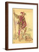 Costume Design For a Jester For "A Midsummer Night's Dream" c.1881-93-C. Wilhelm-Framed Giclee Print