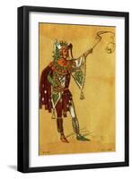 Costume Design for a Jester for "A Midsummer Night's Dream," circa 1881-93-C. Wilhelm-Framed Giclee Print