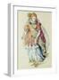 Costume Design for a Lady Masquer, 1610-Inigo Jones-Framed Giclee Print