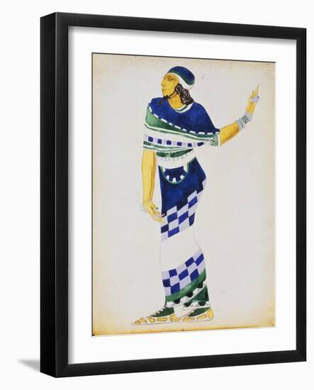 Costume Design for a Musician-Leon Bakst-Framed Giclee Print