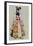 Costume Design for a Peasant Woman, from Sadko, 1917-Leon Bakst-Framed Giclee Print