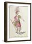 Costume Design for a Performance in Paris in 1762 of Lully's Opera 'Acis Et Galatee'-Nicolas Boquet-Framed Giclee Print