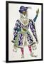 Costume Design for a Sultan (W/C on Paper)-Leon Bakst-Framed Giclee Print