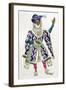 Costume Design for a Sultan (W/C on Paper)-Leon Bakst-Framed Giclee Print