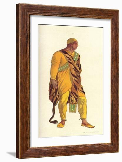 Costume Design For a Venetian Pirate in The Legend of Joseph, 1914-Leon Bakst-Framed Giclee Print