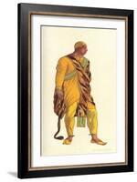 Costume Design For a Venetian Pirate in The Legend of Joseph, 1914-Leon Bakst-Framed Giclee Print