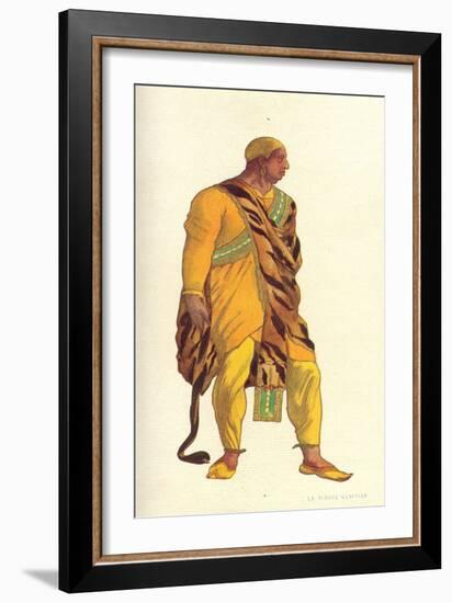 Costume Design For a Venetian Pirate in The Legend of Joseph, 1914-Leon Bakst-Framed Giclee Print