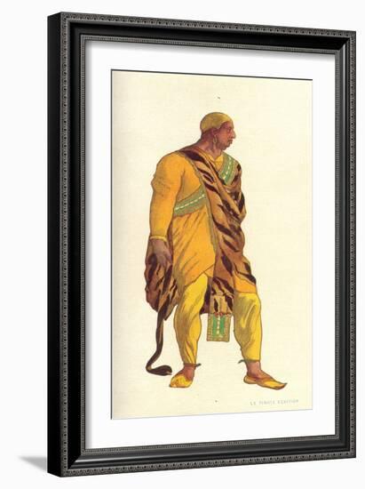 Costume Design For a Venetian Pirate in The Legend of Joseph, 1914-Leon Bakst-Framed Giclee Print