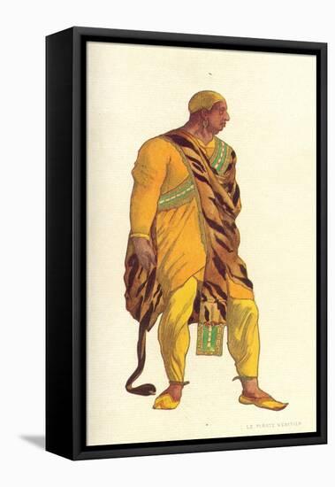 Costume Design For a Venetian Pirate in The Legend of Joseph, 1914-Leon Bakst-Framed Stretched Canvas