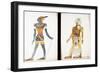 Costume Design for 'Ammoun', Depicting a Nubian Male Dancer-Leon Bakst-Framed Giclee Print