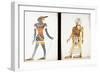 Costume Design for 'Ammoun', Depicting a Nubian Male Dancer-Leon Bakst-Framed Giclee Print