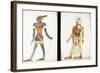 Costume Design for 'Ammoun', Depicting a Nubian Male Dancer-Leon Bakst-Framed Giclee Print