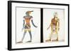 Costume Design for 'Ammoun', Depicting a Nubian Male Dancer-Leon Bakst-Framed Giclee Print