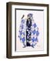 Costume Design for an Old Man for 'The Martyrdom of St. Sebastian' by Gabriele D'Annunzio-Leon Bakst-Framed Giclee Print