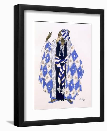 Costume Design for an Old Man for 'The Martyrdom of St. Sebastian' by Gabriele D'Annunzio-Leon Bakst-Framed Giclee Print