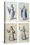 Costume Design for Classical Figures, 16th Century-Giuseppe Arcimboldi-Stretched Canvas