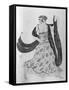 Costume Design for 'Cleopatra', 1910-Leon Bakst-Framed Stretched Canvas
