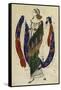 Costume Design for Cleopatra - a Dancer-Leon Bakst-Framed Stretched Canvas