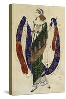 Costume Design for Cleopatra - a Dancer-Leon Bakst-Stretched Canvas