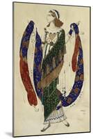 Costume Design for Cleopatra - a Dancer-Leon Bakst-Mounted Giclee Print