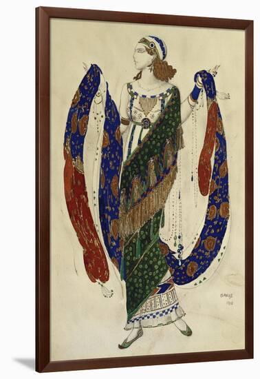 Costume Design for Cleopatra - a Dancer-Leon Bakst-Framed Giclee Print