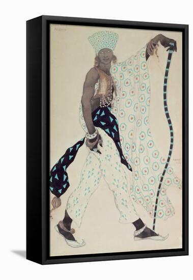 Costume Design for 'Le Pelerin' : Blue God, 1912-Leon Bakst-Framed Stretched Canvas