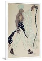 Costume Design for 'Le Pelerin' : Blue God, 1912-Leon Bakst-Framed Giclee Print