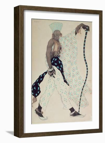 Costume Design for 'Le Pelerin' : Blue God, 1912-Leon Bakst-Framed Giclee Print