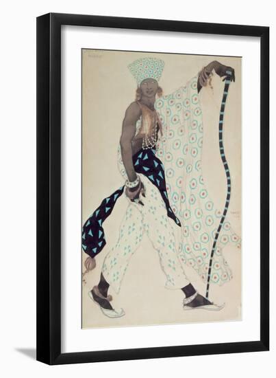 Costume Design for 'Le Pelerin' : Blue God, 1912-Leon Bakst-Framed Giclee Print